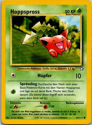 Pokémon-Karte Hoppspross 61/111 Neo Genesis