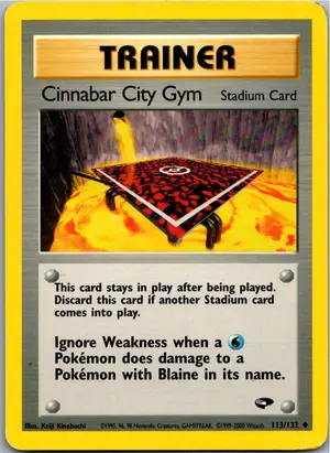 Cinnabar City Gym Exemplar 3,45 €