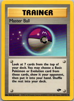 Pokémon-Karte Master Ball 116/132 Gym Challenge
