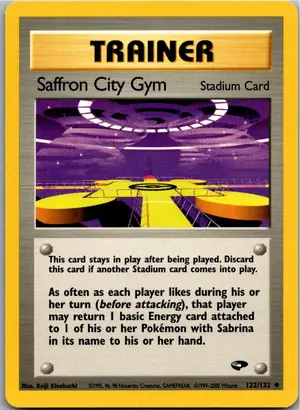 Pokémon-Karte Saffron City Gym 122/132 Gym Challenge