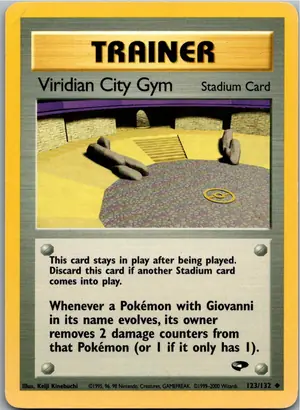 Pokémon-Karte Viridian City Gym 123/132 Gym Challenge