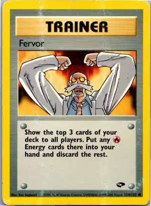 Pokémon-Karte Fervor 124/132 Gym Challenge
