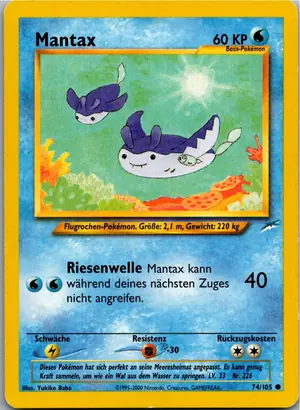 Pokémon-Karte Mantax 74/105 Neo Destiny