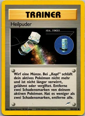 Pokémon-Karte Heilpuder 104/105 Neo Destiny