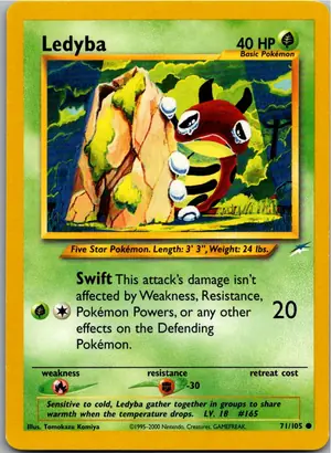 Pokémon-Karte Ledyba 71/105 Neo Destiny