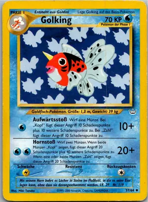 Pokémon-Karte Seaking 37/64 Neo Revelation