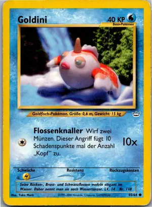 Pokémon-Karte Goldini 45/64 Neo Revelation