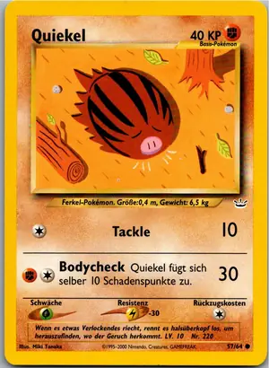 Pokémon-Karte Quiekel 57/64 Neo Revelation