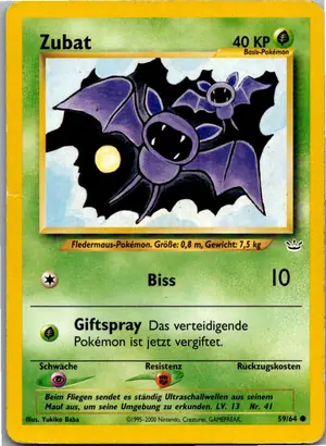 Zubat Exemplar 2,25 €