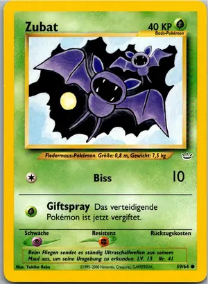 Zubat Exemplar 2,25 €