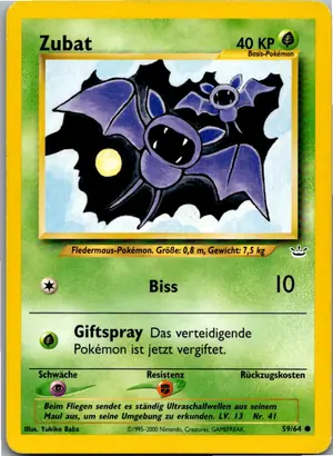 Zubat Exemplar 2,25 €