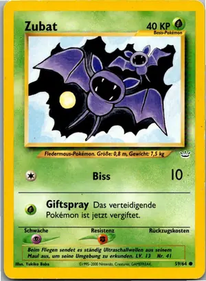 Zubat Exemplar 2,25 €