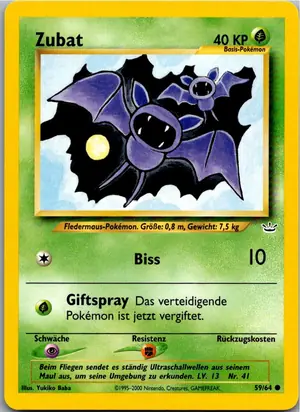 Zubat Exemplar 2,25 €