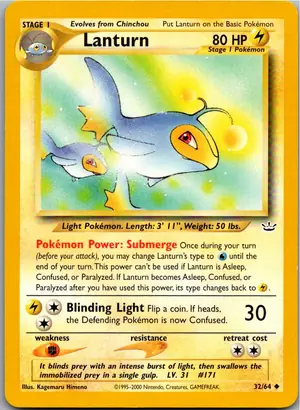 Pokémon-Karte Lanturn 32/64 Neo Revelation