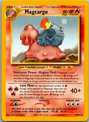 Pokémon-Karte Magcargo 33/64 Neo Revelation
