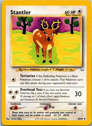 Pokémon-Karte Stantler Damhirplex 38/64 Neo Revelation