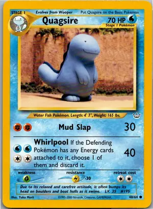 Pokémon-Karte Quagsire Morlord 48/64 Neo Revelation