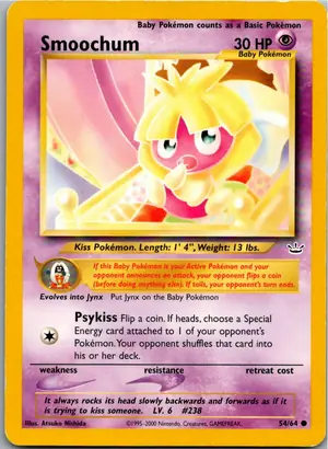Smoochum Kussilla Exemplar 3,95 €