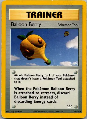 Pokémon-Karte Balloon Berry Ballonbeere 60/64 Neo Revelation