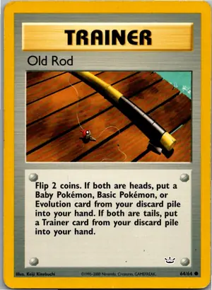 Pokémon-Karte Old Rod Angel 64/64 Neo Revelation