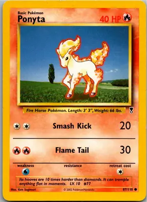 Pokémon-Karte Ponyta Ponita 87/110 Legendary Collection