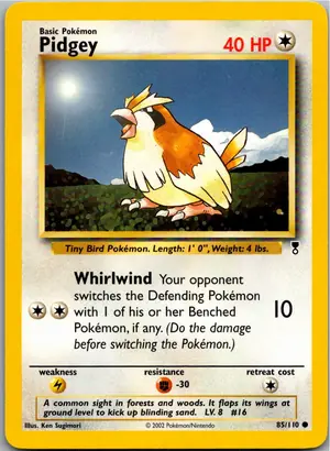 Pidgey Taubsi 85/110 Legendary Collection