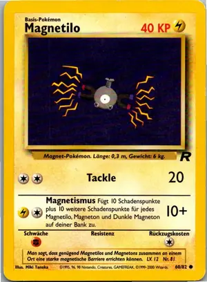 Pokémon-Karte Magnetilo 60/82 Team Rocket