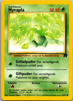 Pokémon-Karte Myrapla 63/82 Team Rocket