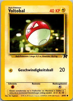 Pokémon-Karte Voltobal 69/82 Team Rocket