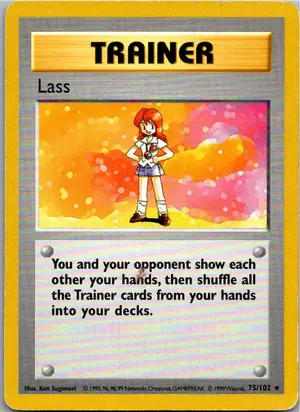 Pokémon-Karte Lass Göre 75/102 Grundset
