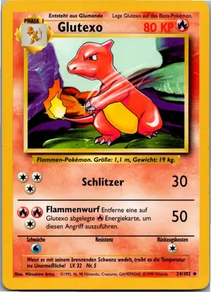 Pokémon-Karte Glutexo 24/102 Grundset