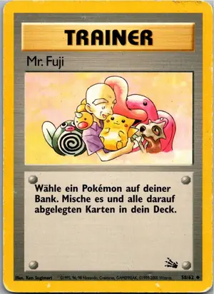 Pokémon-Karte Mr. Fuji 58/62 Fossil