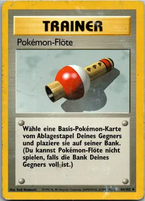 Pokémon-Karte Pokémon-Flöte 86/102 Grundset