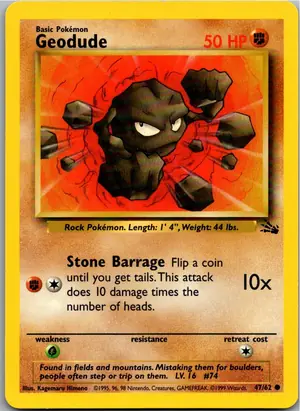 Geodude Kleinstein Exemplar 2,25 €