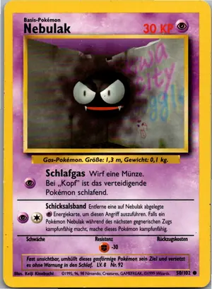 Pokémon-Karte Nebulak 50/102 Grundset