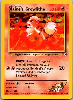 Blaine's Growlithe Exemplar 5,45 €