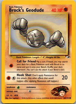 Brock's Geodude Exemplar 3,95 €