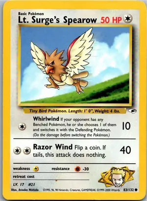 Lt. Surge's Spearow Exemplar 4,95 €