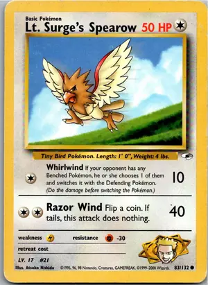 Lt. Surge's Spearow Exemplar 4,95 €