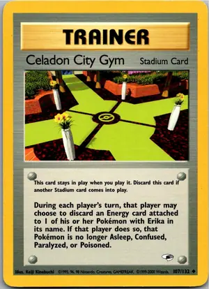 Pokémon-Karte Celadon City Gym 107/132 Gym Heroes