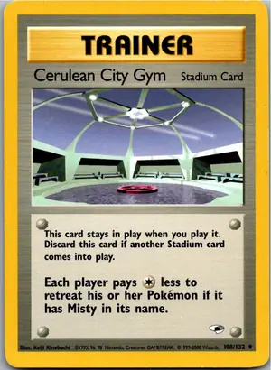Pokémon-Karte Cerulean City Gym 108/132 Gym Heroes