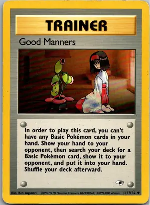 Pokémon-Karte Good Manners 111/132 Gym Heroes