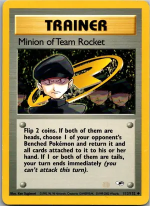 Pokémon-Karte Minion of Team Rocket 113/132 Gym Heroes