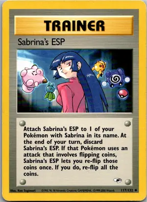 Pokémon-Karte Sabrina's ESP 117/132 Gym Heroes