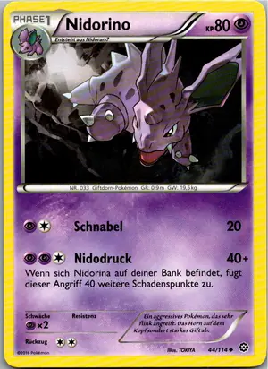 Nidorino Exemplar 1,95 €