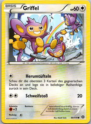 Pokémon-Karte Griffel 90/114 Dampfkessel