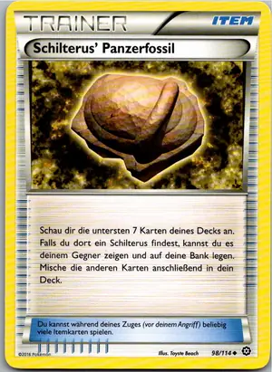 Schilterus' Panzerfossil Exemplar 1,25 €
