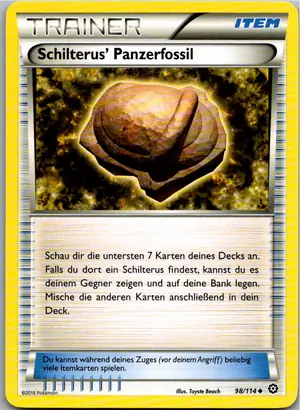 Schilterus' Panzerfossil Exemplar 1,25 €