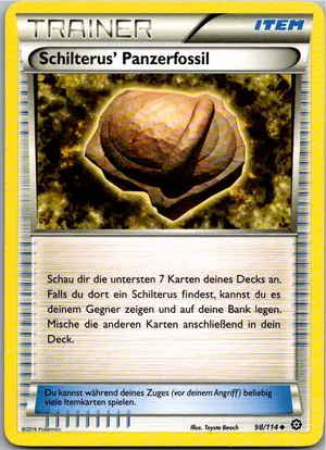 Schilterus' Panzerfossil Exemplar 1,25 €