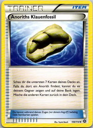 Anoriths Klauenfossil Exemplar 1,25 €